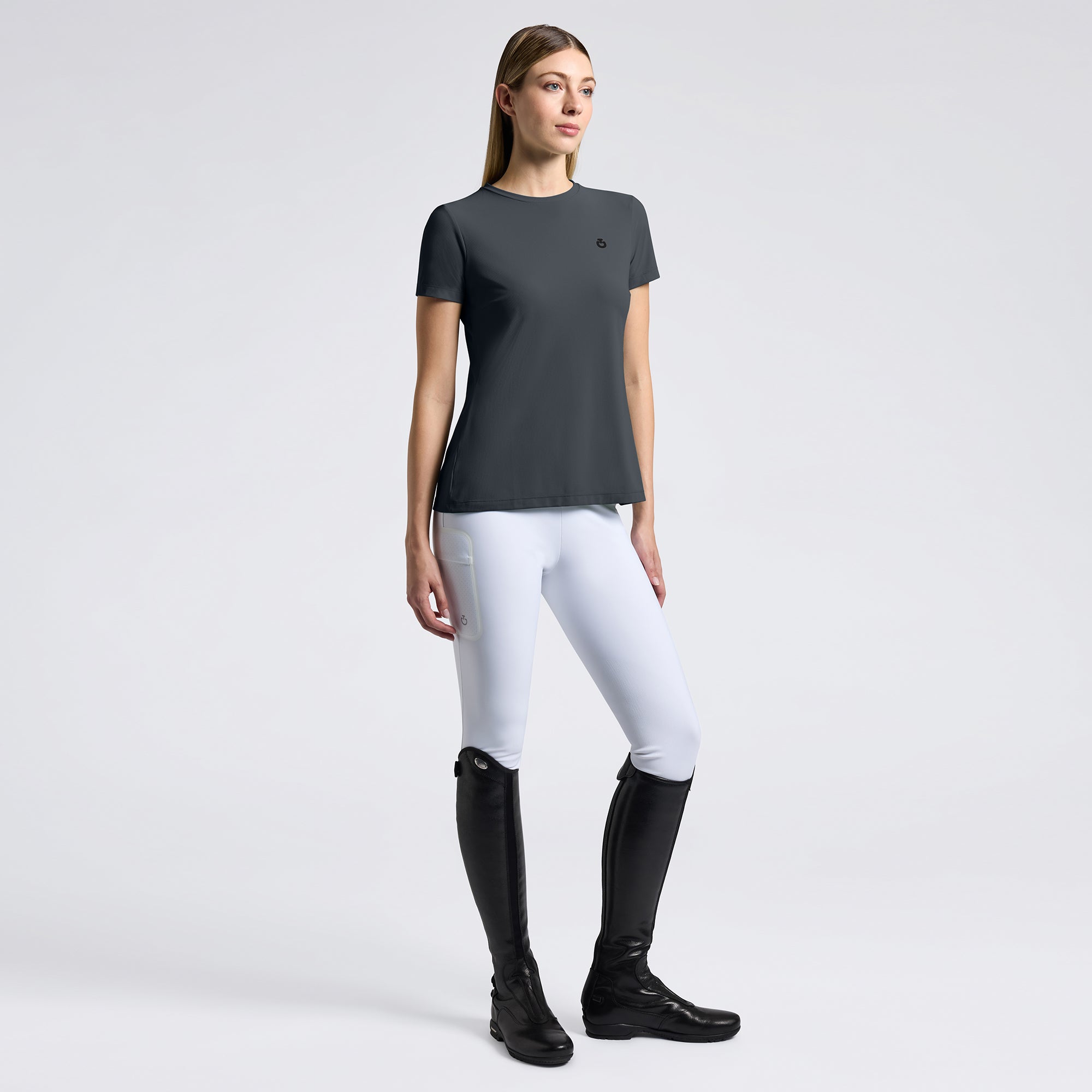 Cavalleria Toscana Jersey T-Shirt w/3D Logo - OUTLET