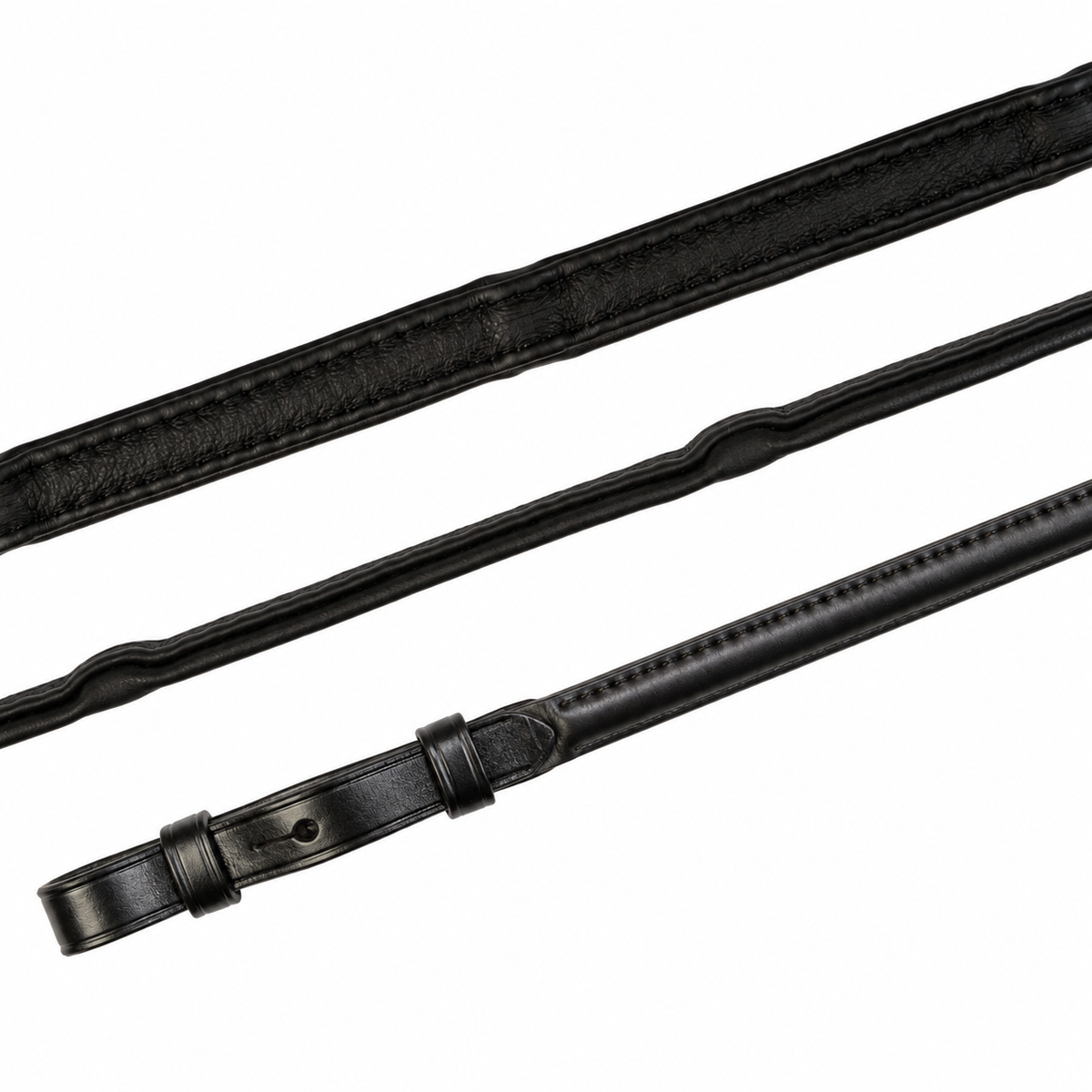 OS Nightline Softlæder Tøjle Roundstyle 16 mm.