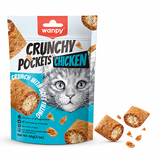 Wanpy Cat Crunchy Pockets