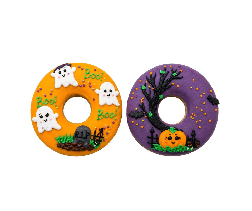 Candy Horse Halloween Iced Donuts