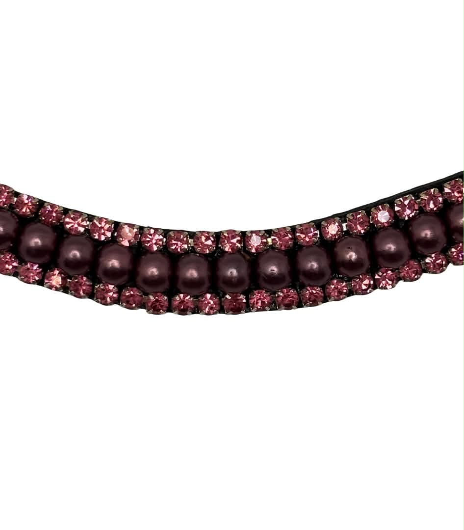 Imperial Riding Browband IRHBeads Pink