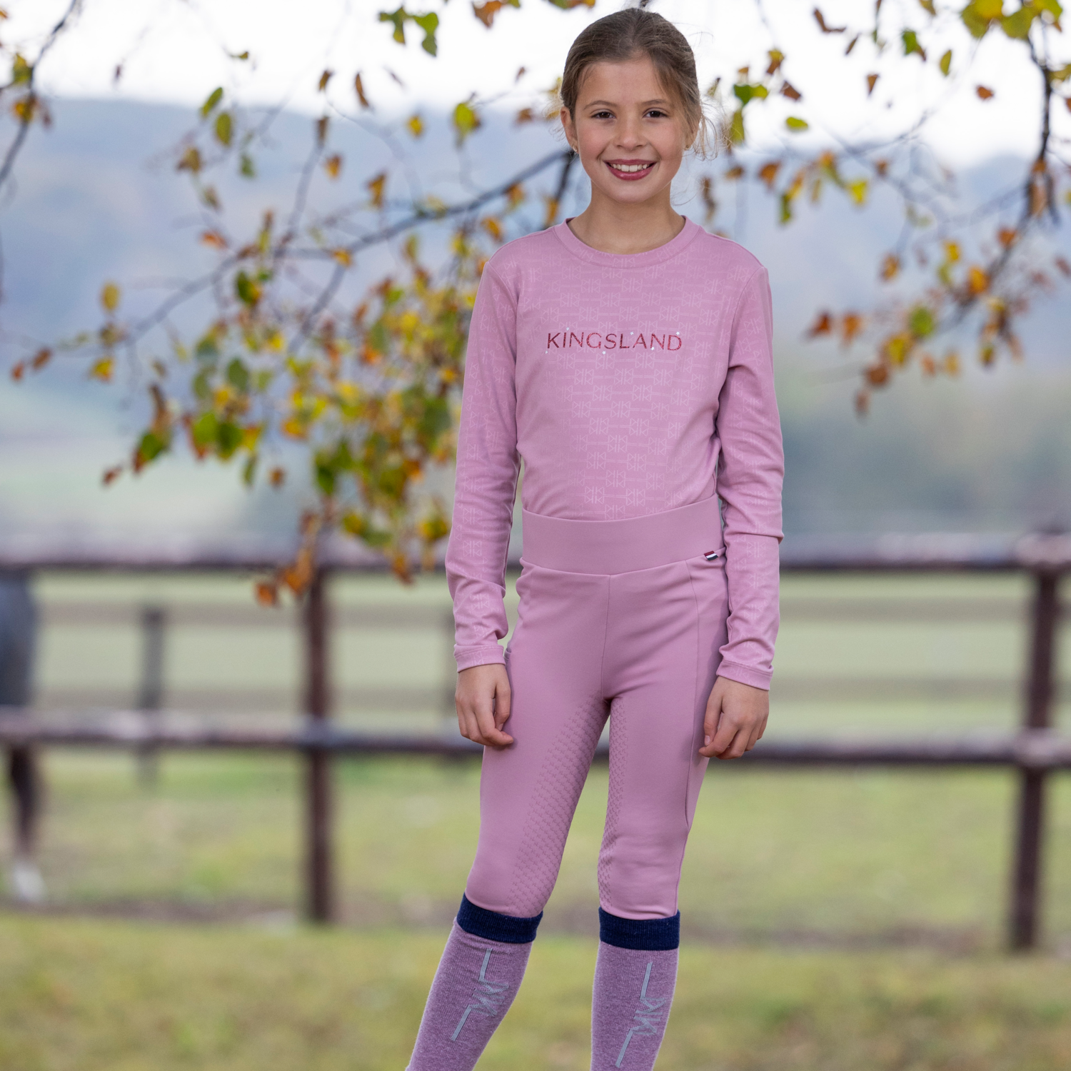 Kingsland KLAlexis Junior Brushed F-Grip Tights F-Tec4