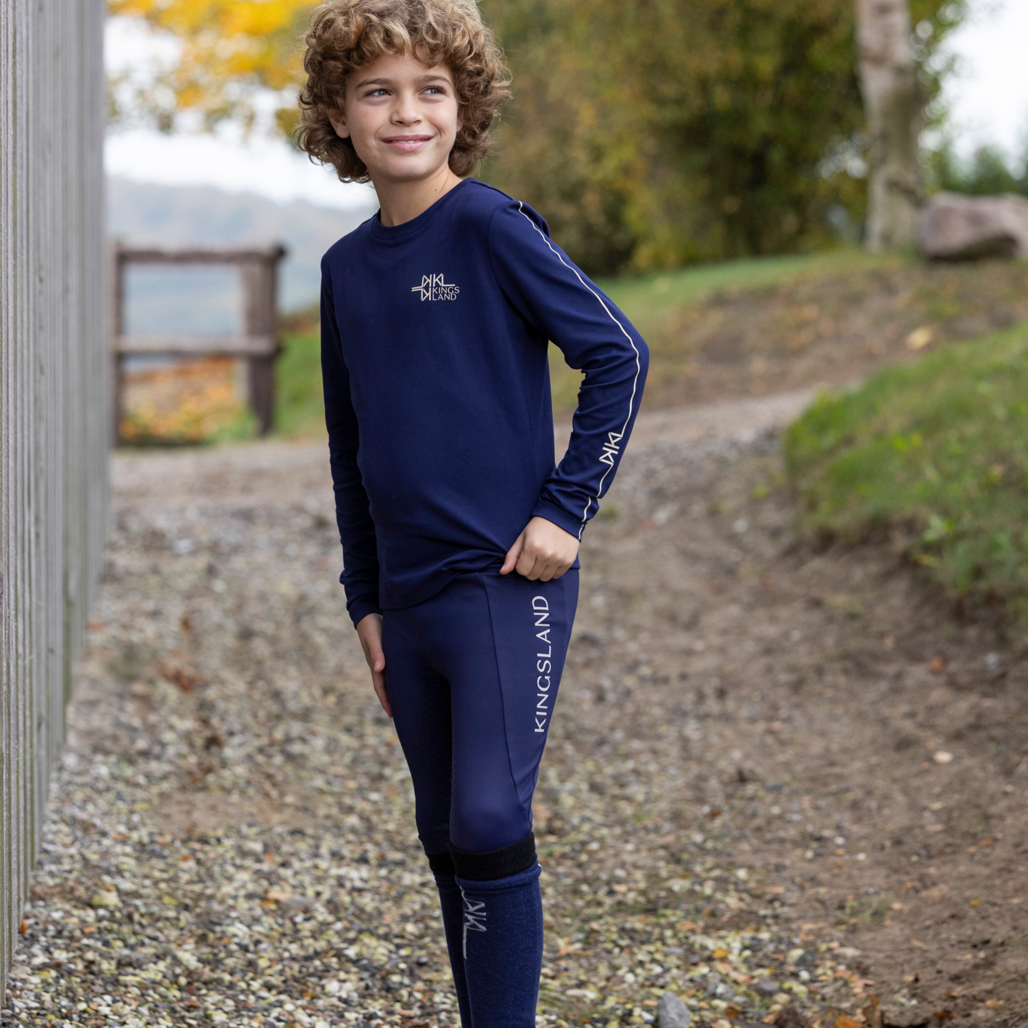 Kingsland KLAlexis Junior Brushed F-Grip Tights F-Tec4
