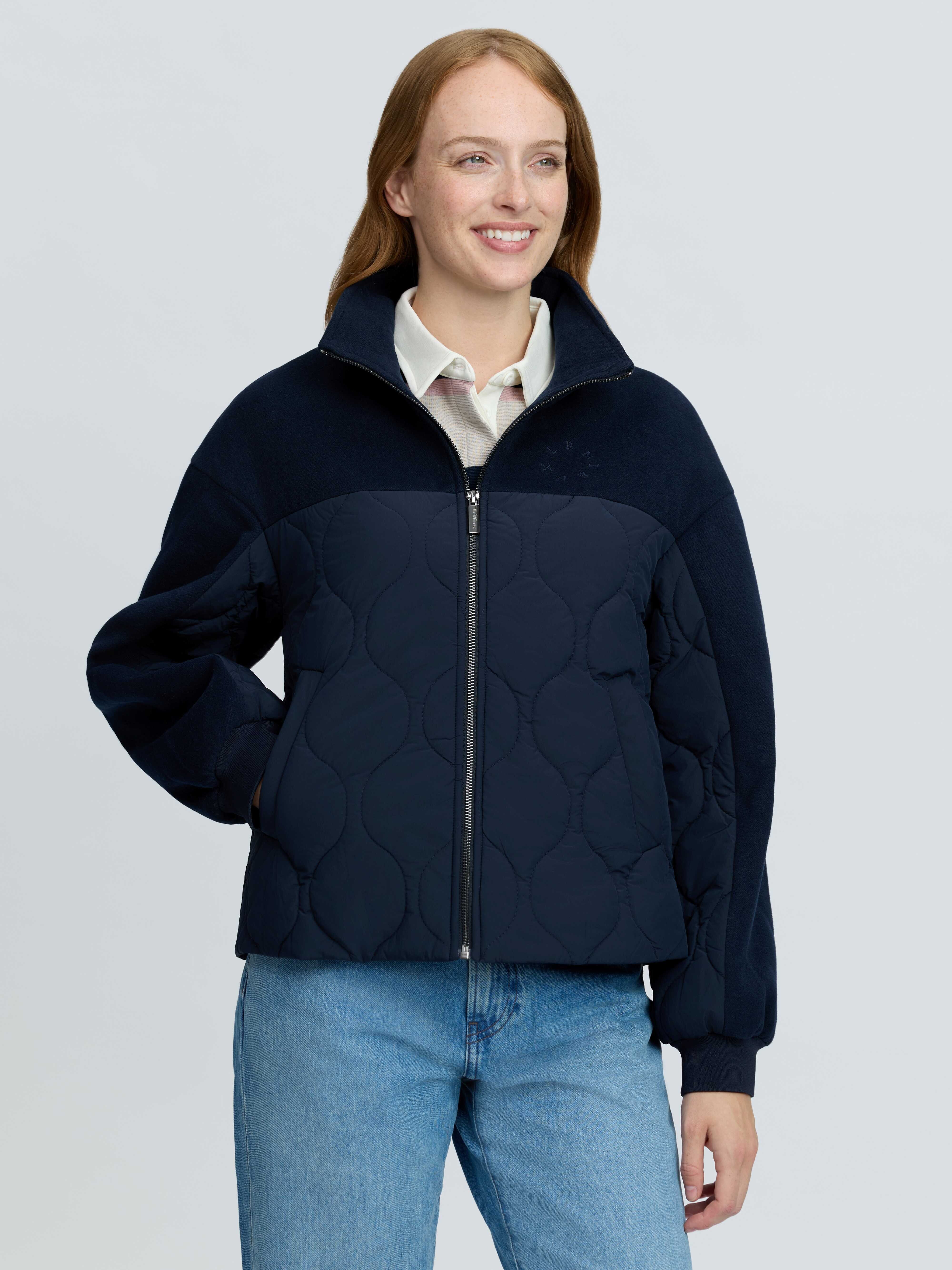Chloe Bomber Jacket Navy