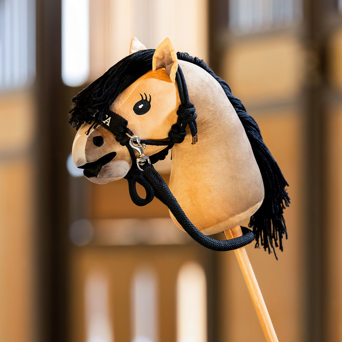 QHP Hobby Horse Nalanta Rope Halter with Rein