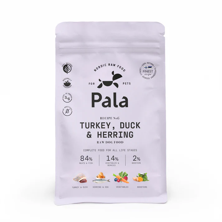 Pala Recipe #6 - Turkey, Duck & Herring