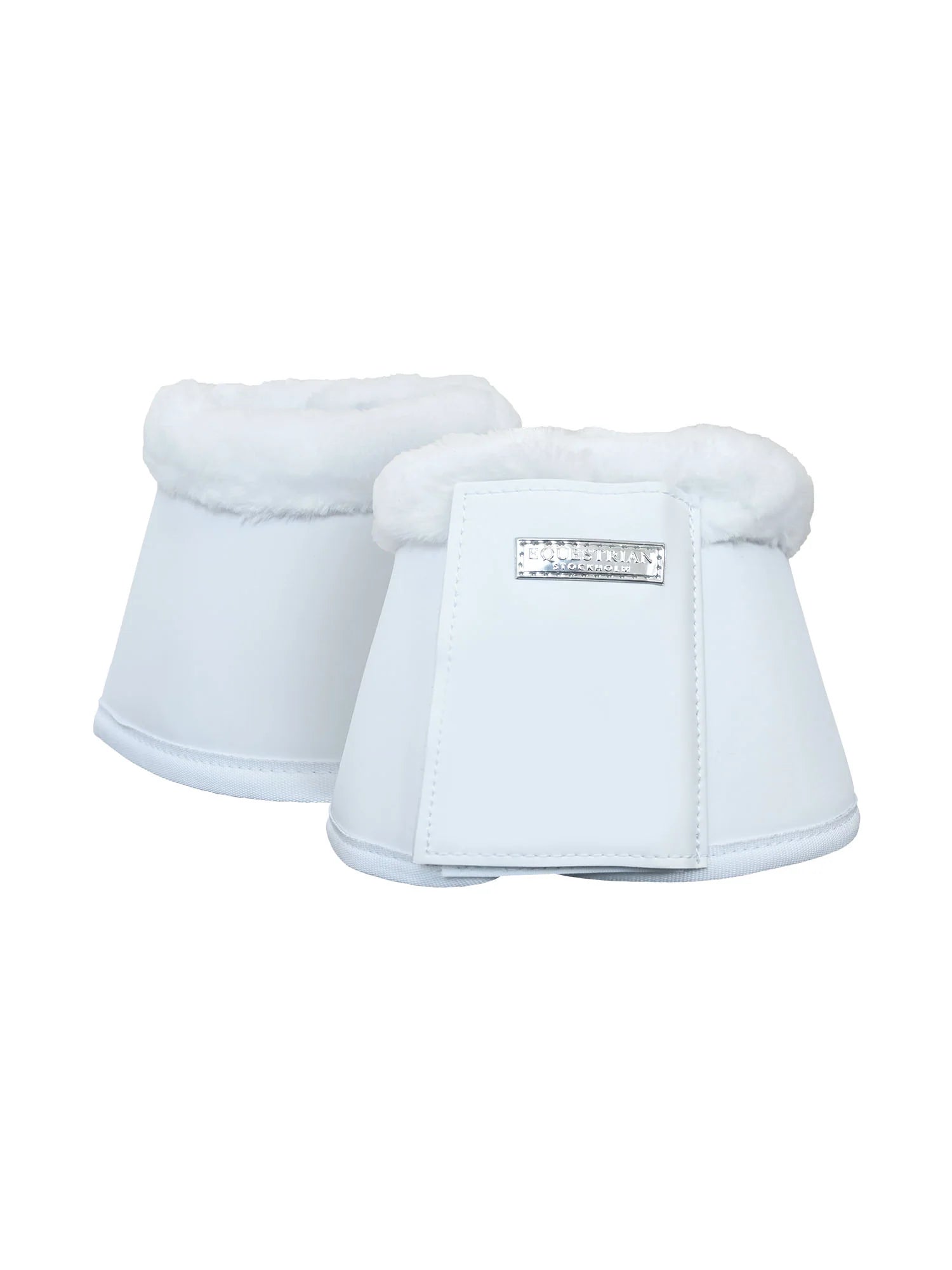 Equestrian Stockholm White Silver Bell Boots