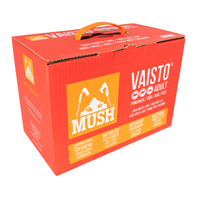 MUSH Vaisto® BARF Fuldfoder Rød 10 kg.
