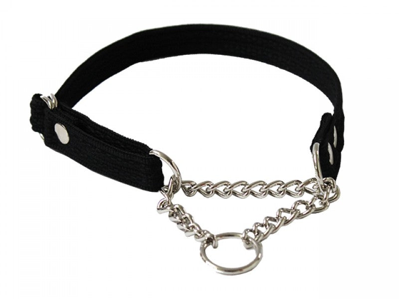 Fenriz Webbing Halsbånd m. Kæde