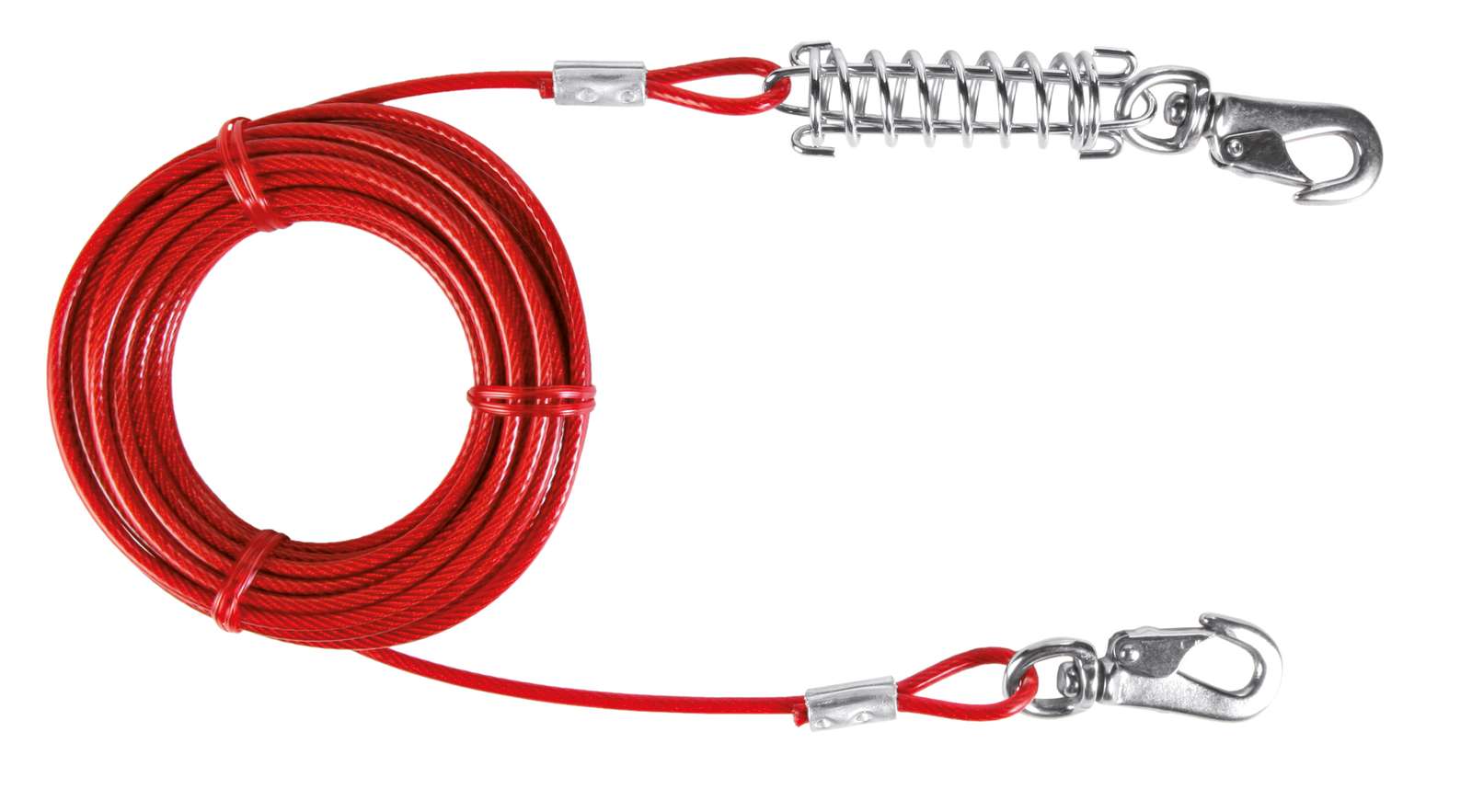 Trixie Gårdkæde med kabel og fjeder