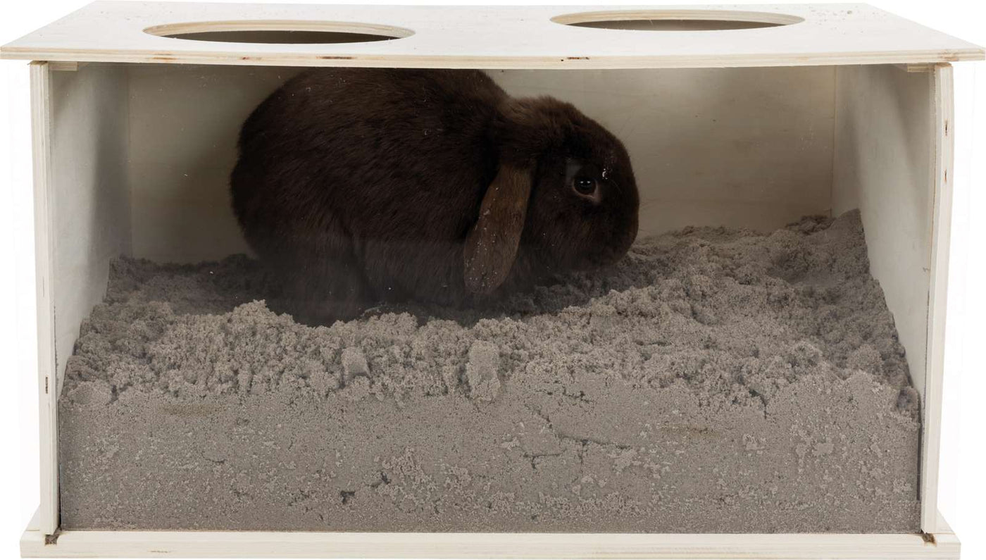 Sandkasse til kaniner