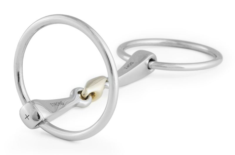 Stübben 2in1 Loose Ring Snaffle 3-delt. - OUTLET
