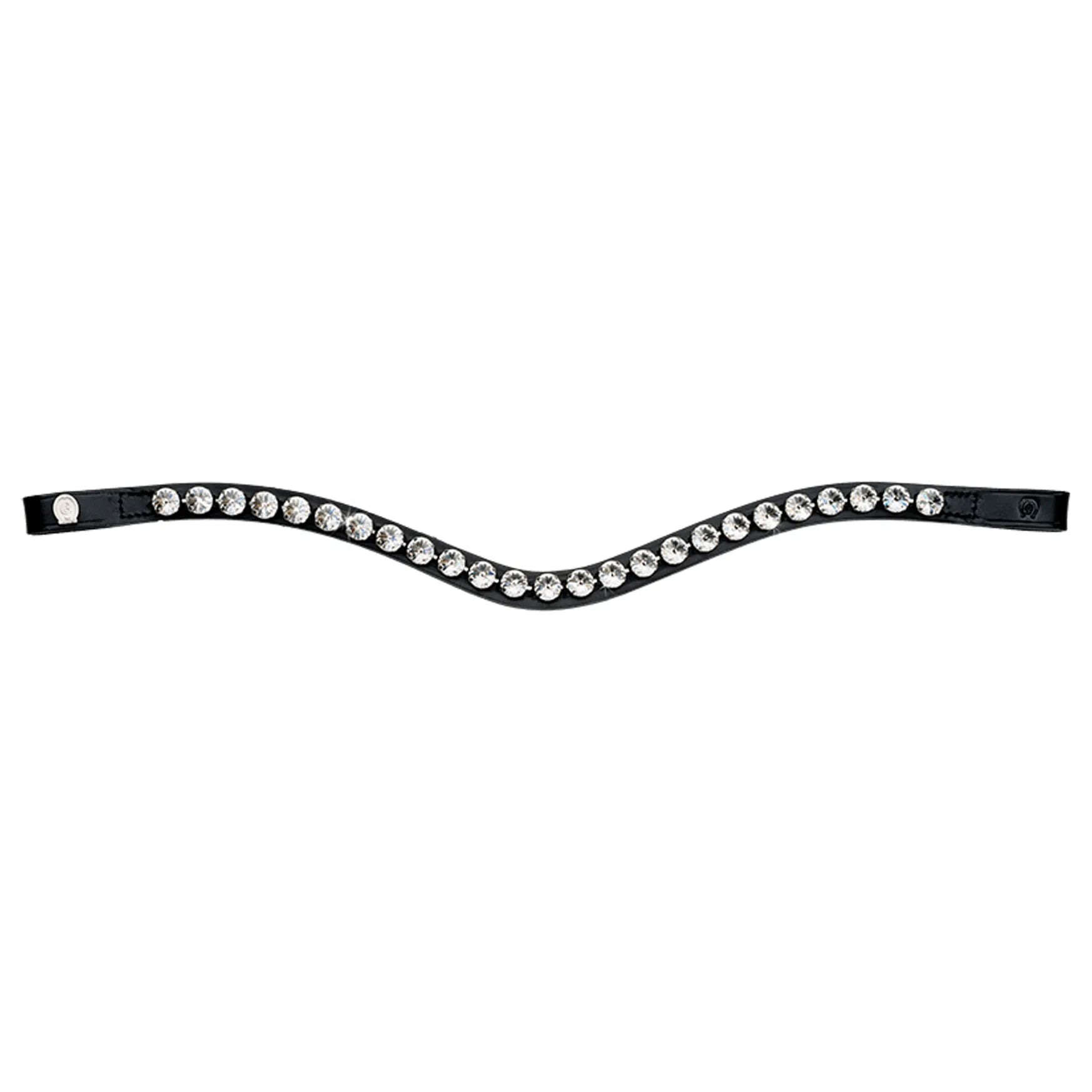 OS Rivoli Pandebånd Roundstyle 12 mm./Crystal