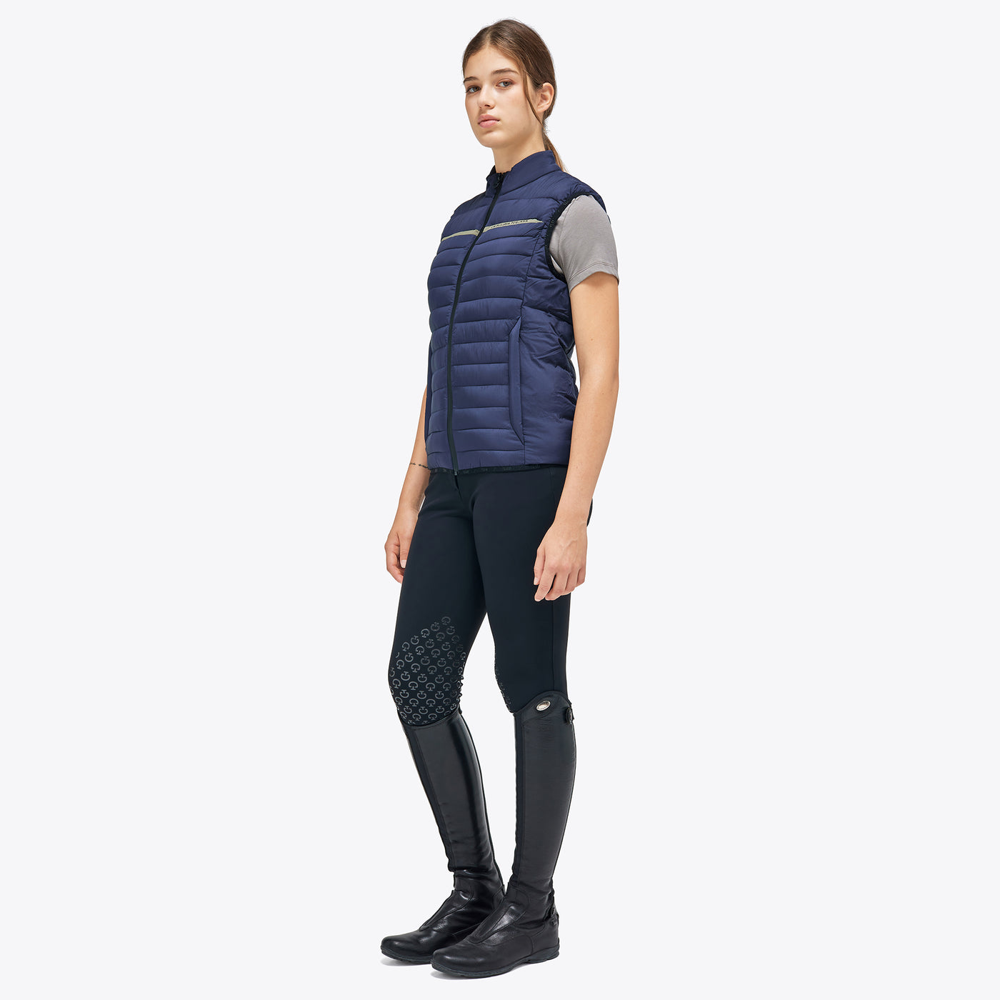 CT Team Highlight Quilted Nylon Puffer Vest