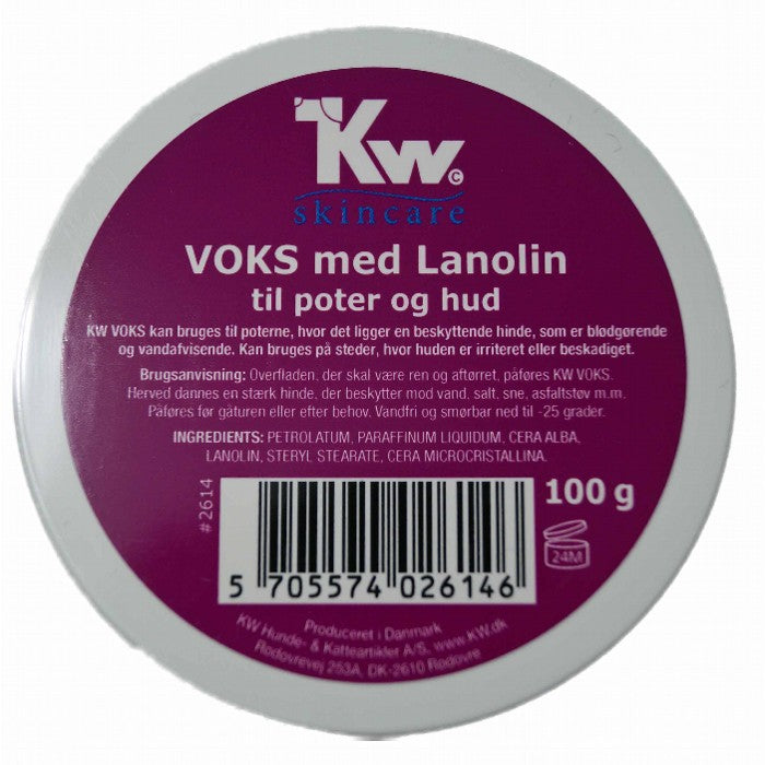 KW Voks med Lanolin til poter og hud