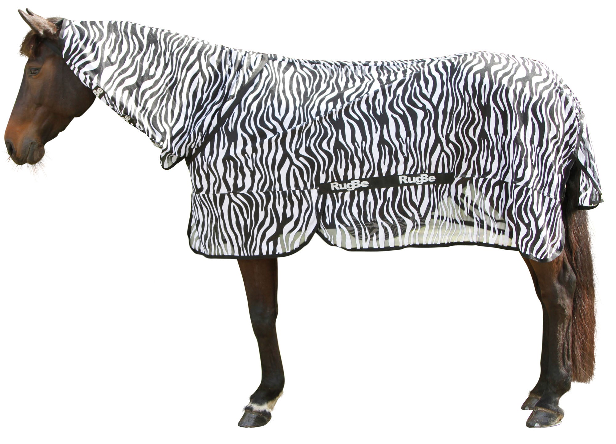 Covalliero RugBe Zebra Fluedækken