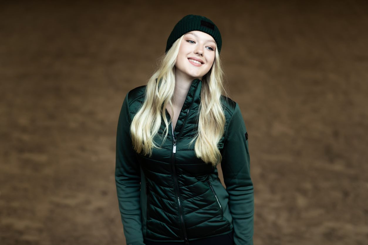 Equestrian Stockholm Sycamore Green Active Performance Jacket - OUTLET