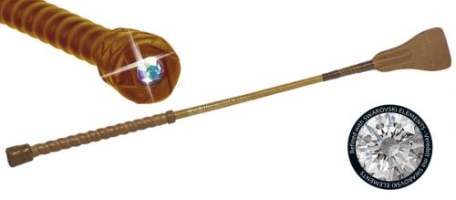 Fleck Cotton thread covered, lacquered, leather grip springpisk