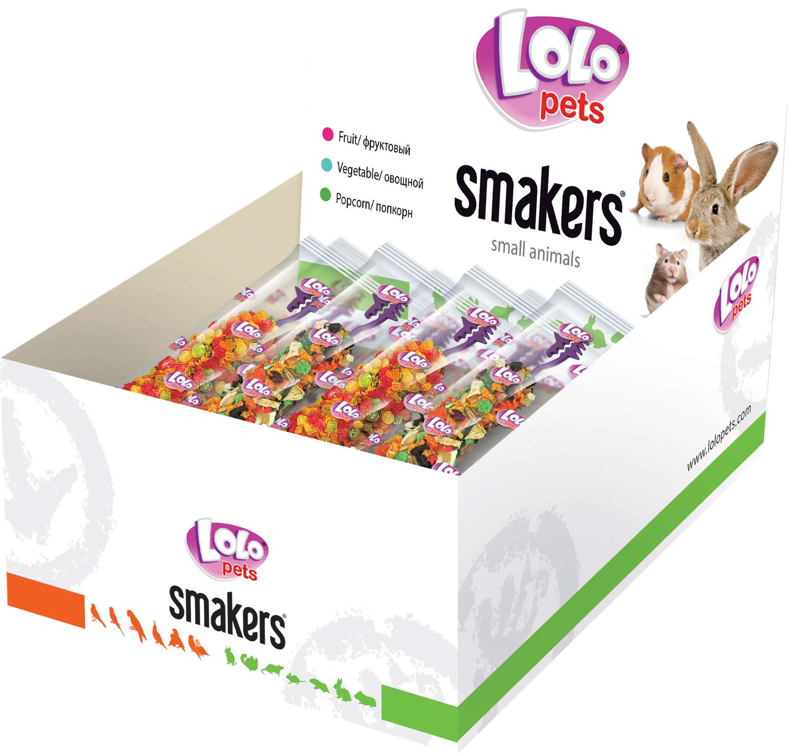Lolo Pets Gnaverstang m. popcorn