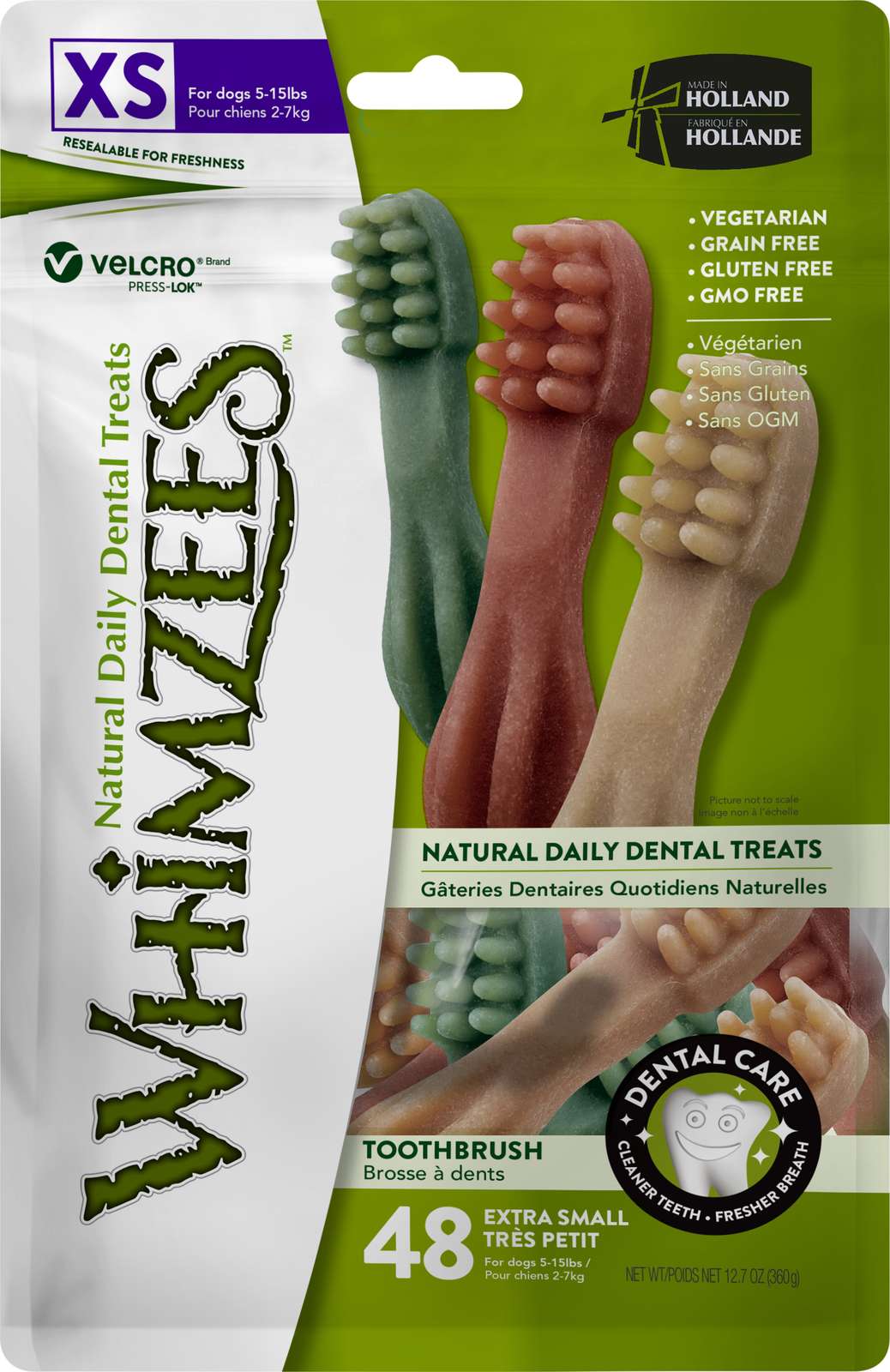 Whimzees Tandbørste, Pose