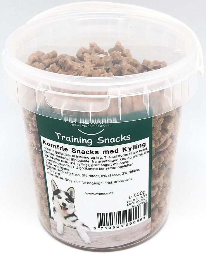 Whesco Kornfri snacks i bøtte