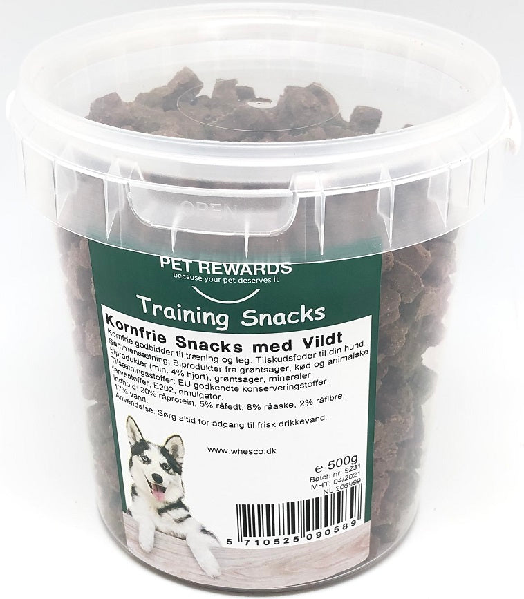 Whesco Kornfri snacks i bøtte