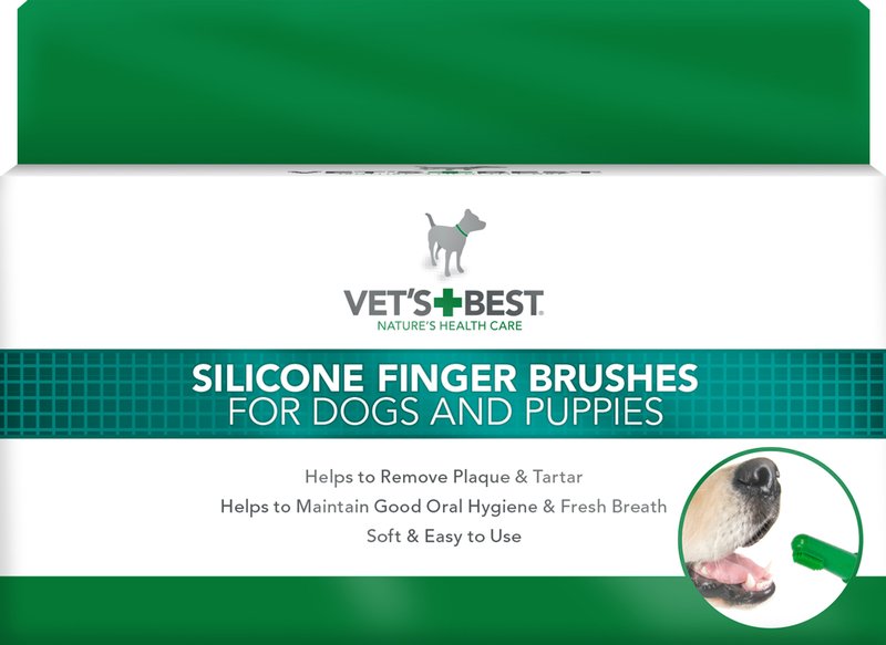 Vet's Best Silikone finger tandbørste
