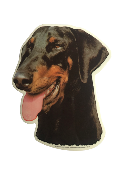 World Stickers Sweeden Klistermærke - Dobermann