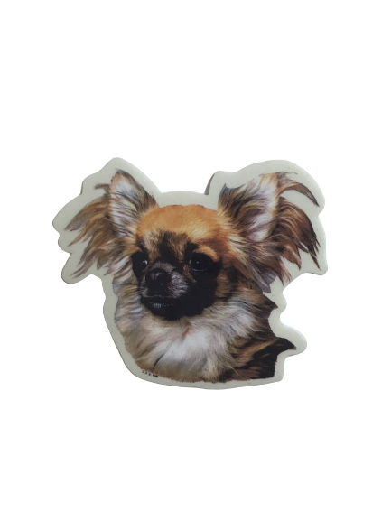 World Stickers Sweeden Klistermærke - Langhåret Chihuahua