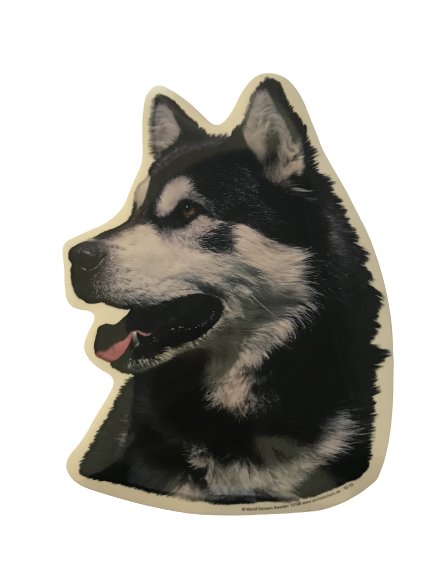 World Stickers Sweeden Klistermærke - Alaskan Malamute