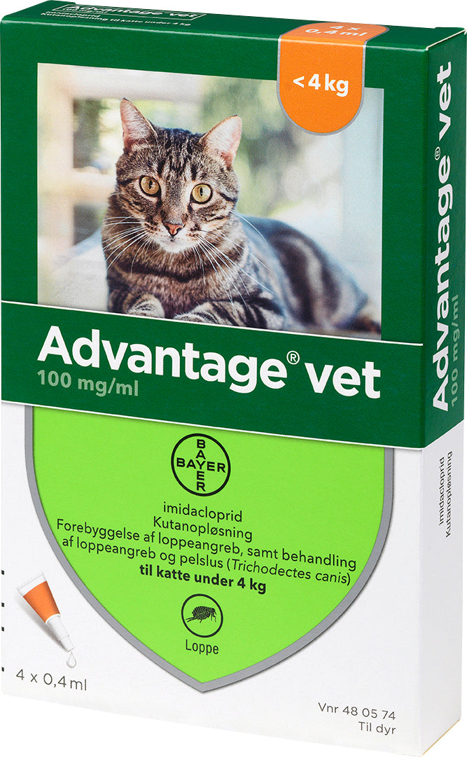 Bayer Advantage Vet - Loppemiddel til katte