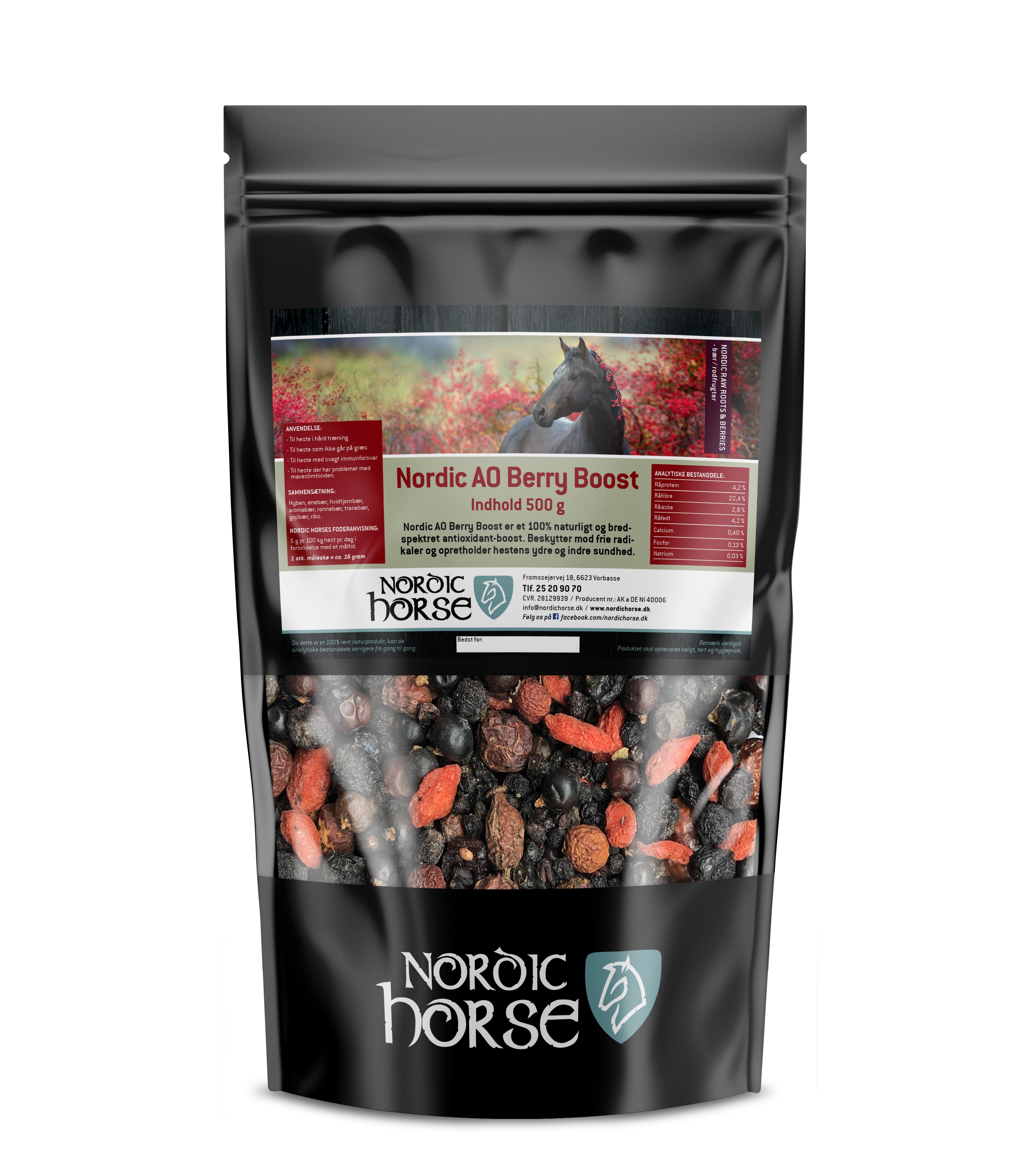Nordic Horse AO Berry Boost 500 g.