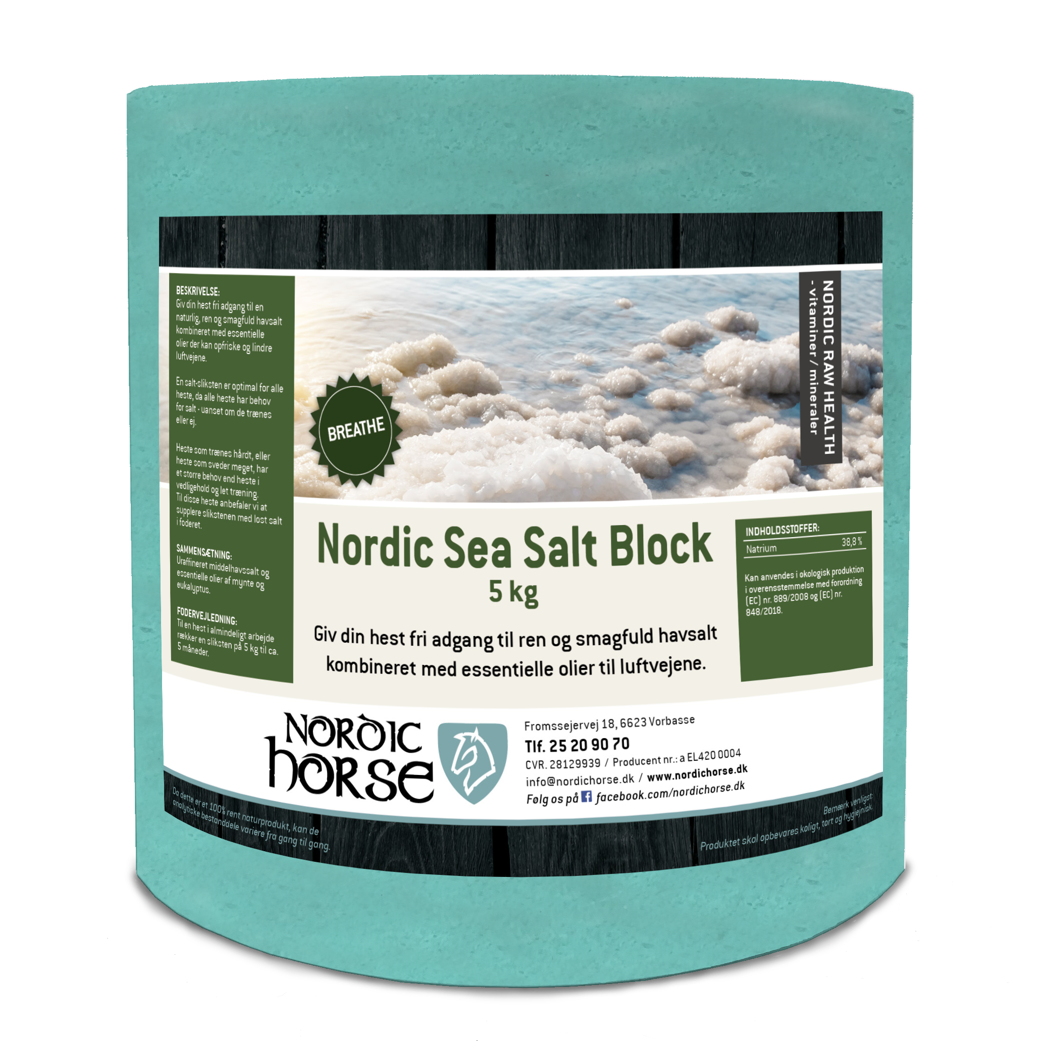 Nordic Horse Sea Salt Block Breathe