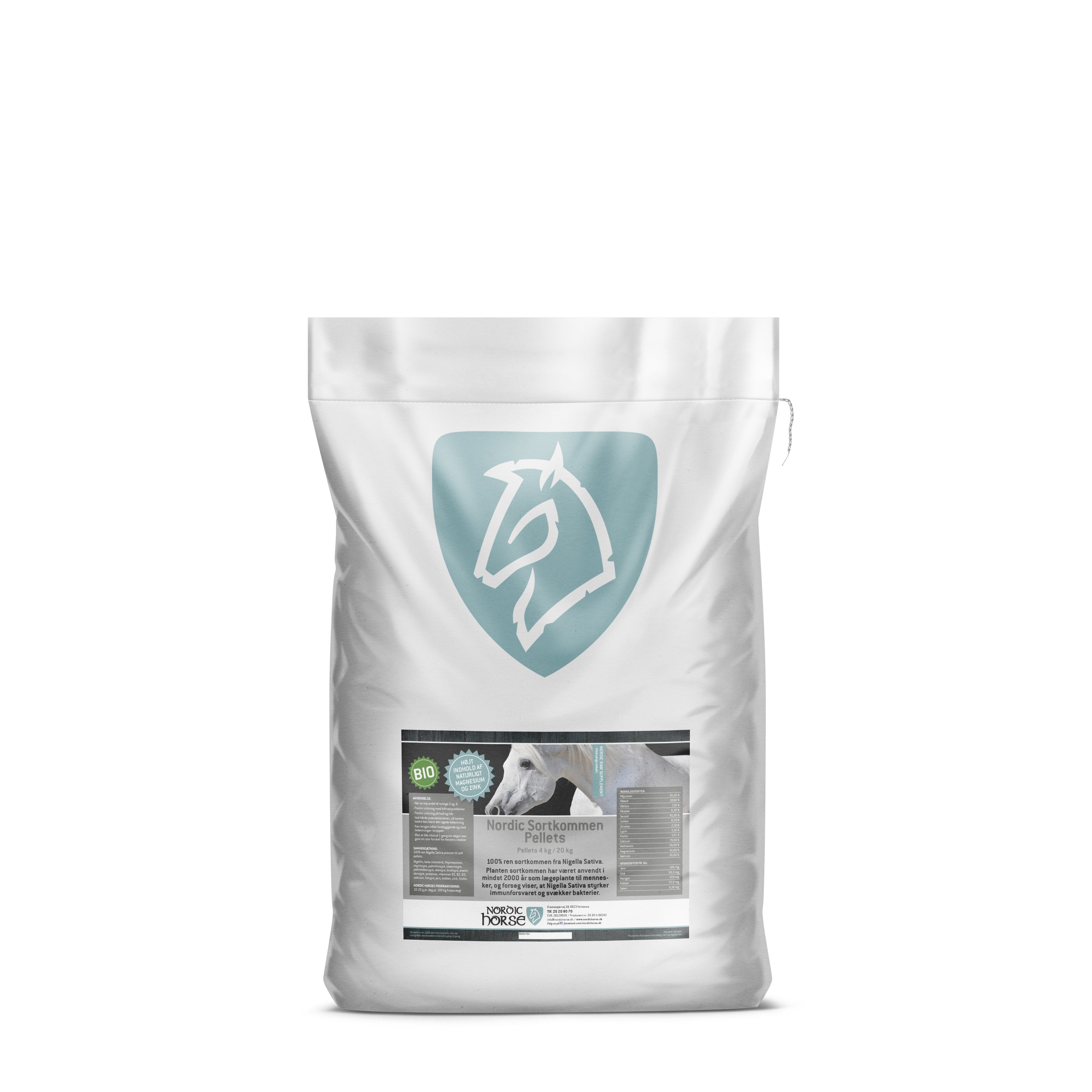 Nordic Horse Sortkommen Pellets