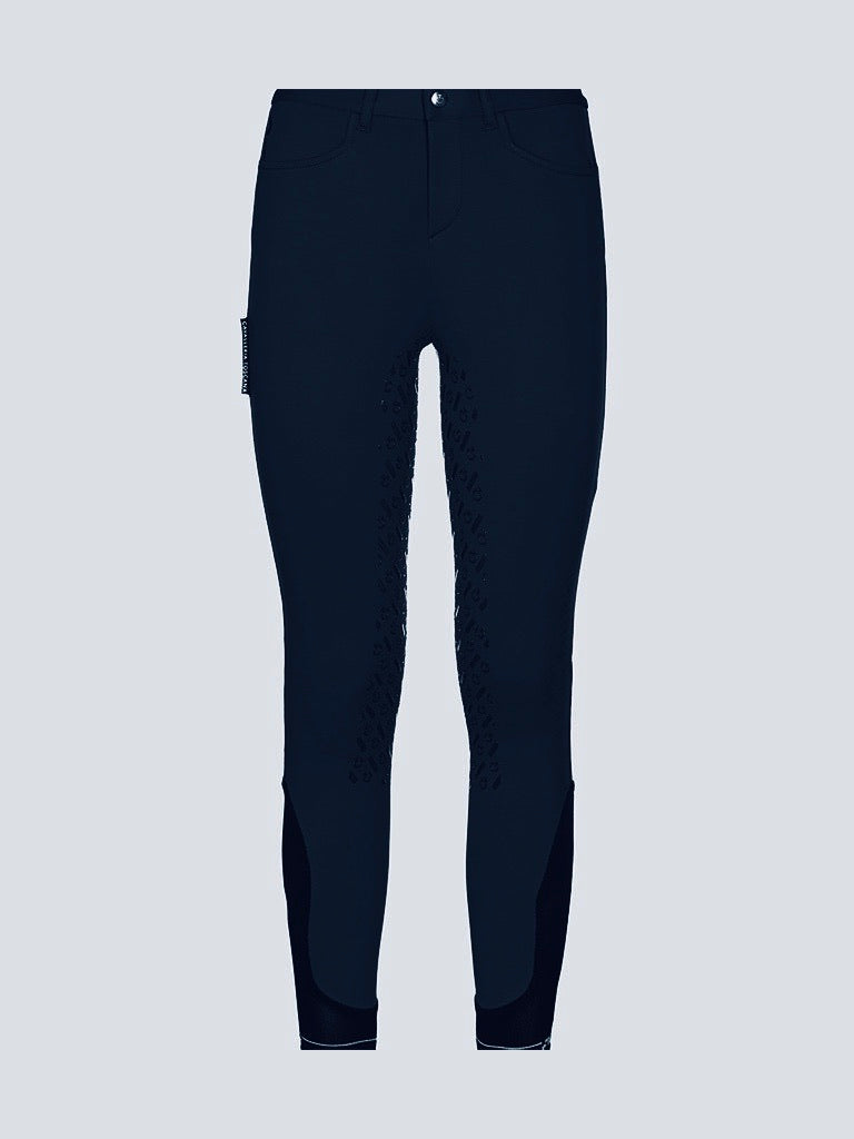 Cavalleria Toscana Perforated Logo Tape Full Grip Kids Breeches - OUTLET