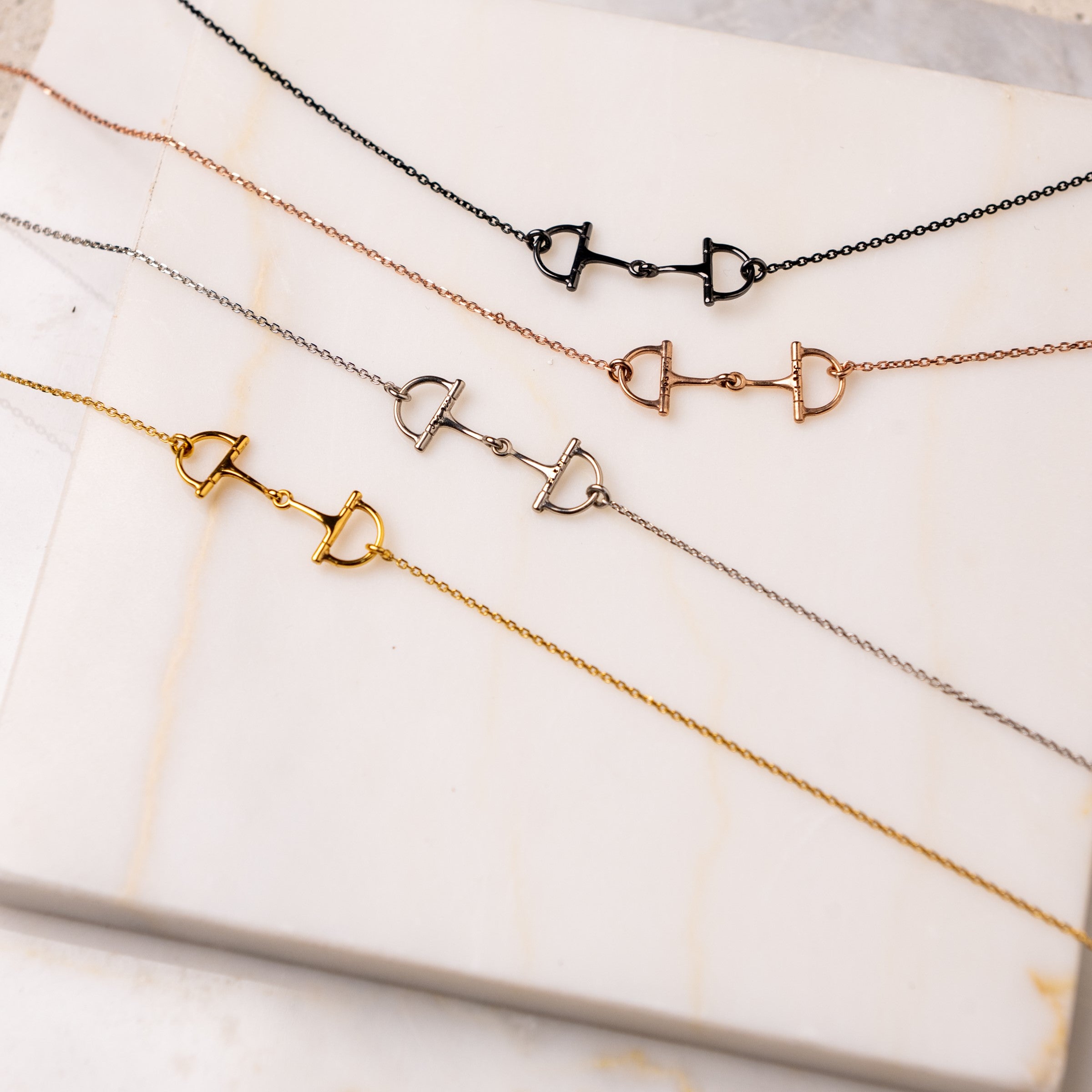 Jo´s Stering Silver D-Ring Bit Necklace