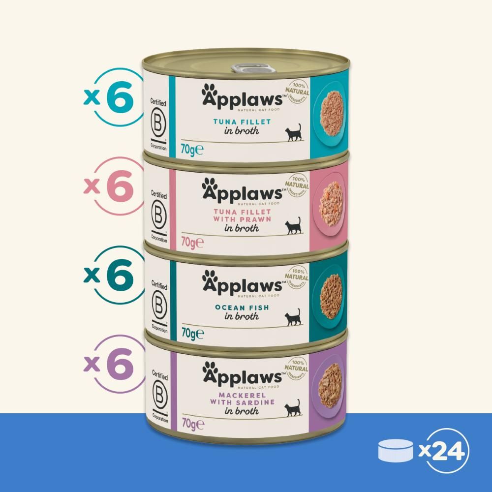 Applaws Multipack Fish Selection, 24x70 g.