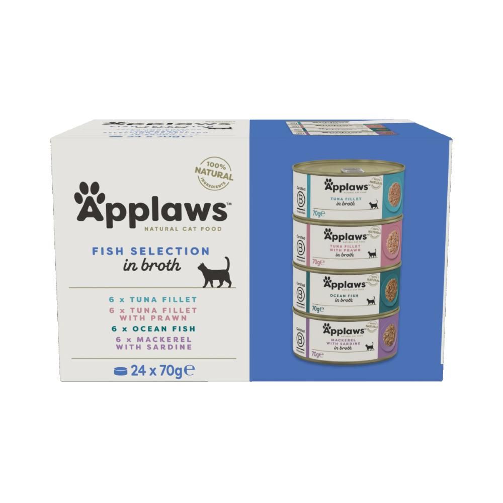 Applaws Multipack Fish Selection, 24x70 g.