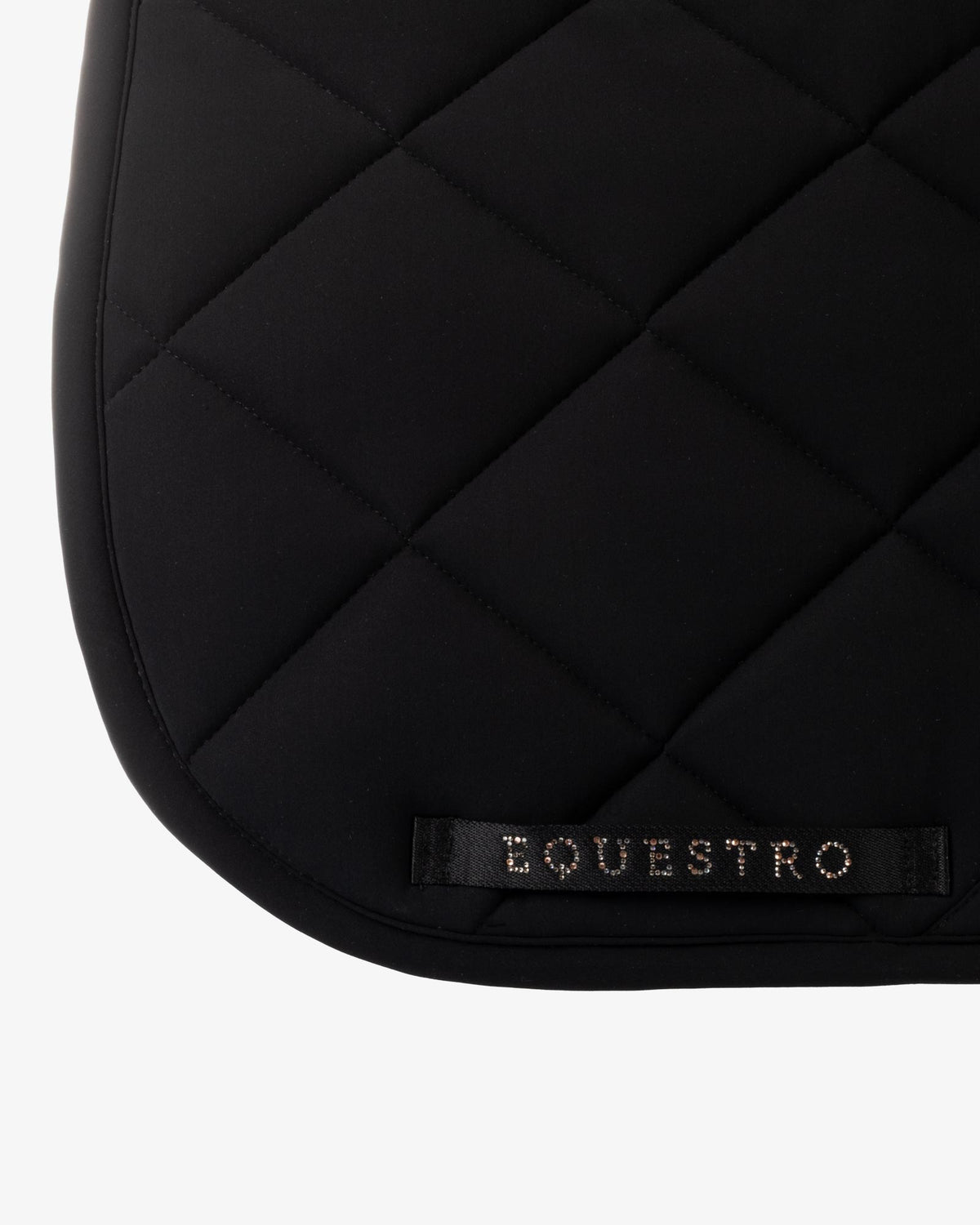 Equestro Dressage Saddle Pad With Rhinestone Logo