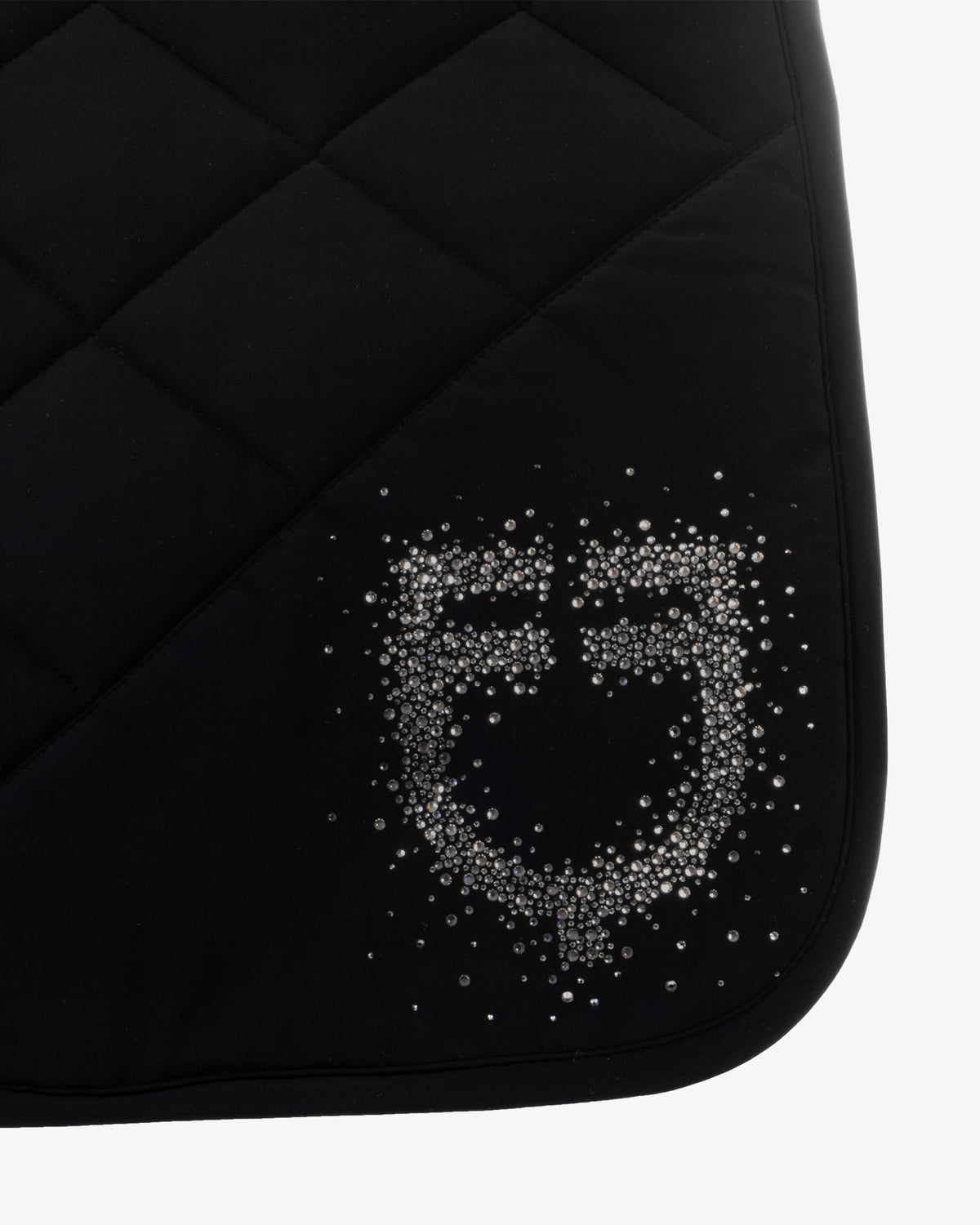 Equestro Dressage Saddle Pad With Rhinestone Logo