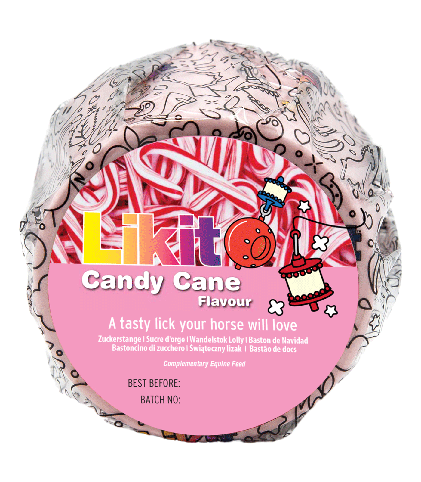 Likit Sliksten Candy Cane Stor