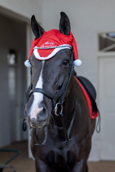 HorseGuard Nissehue med glimmer til hest