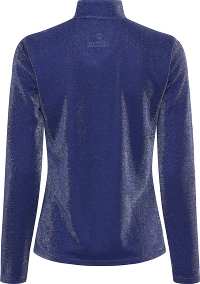 Equipage Shimmer Langærmet Half-zip Ridebluse Barn