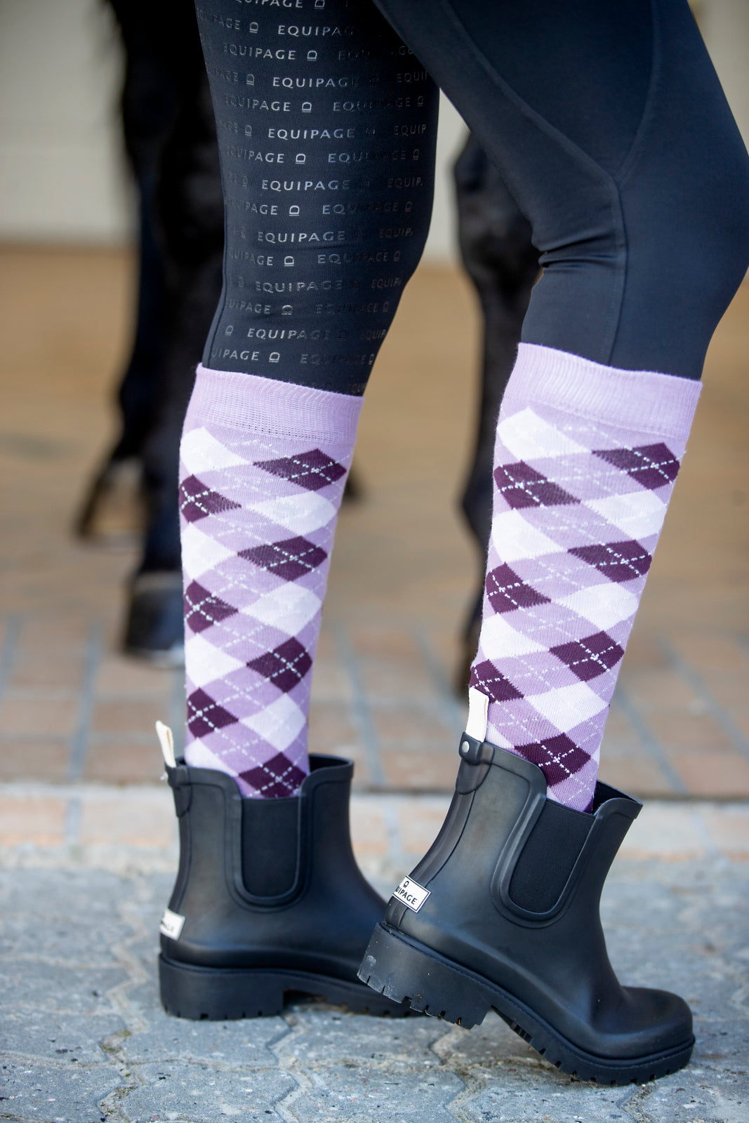 EQ Argyle Lax Strømper