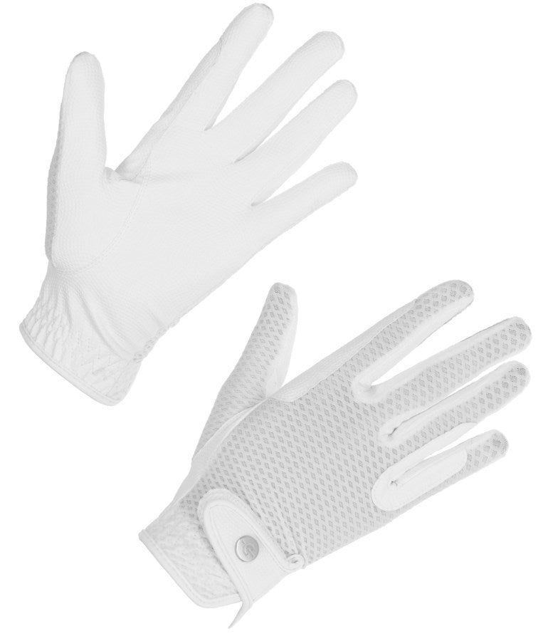 Covalliero Premium Riding Gloves White