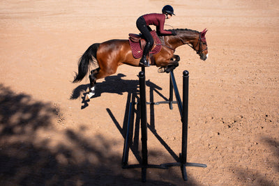 Equestrian Stockholm New Maroon Jump Saddle Pad