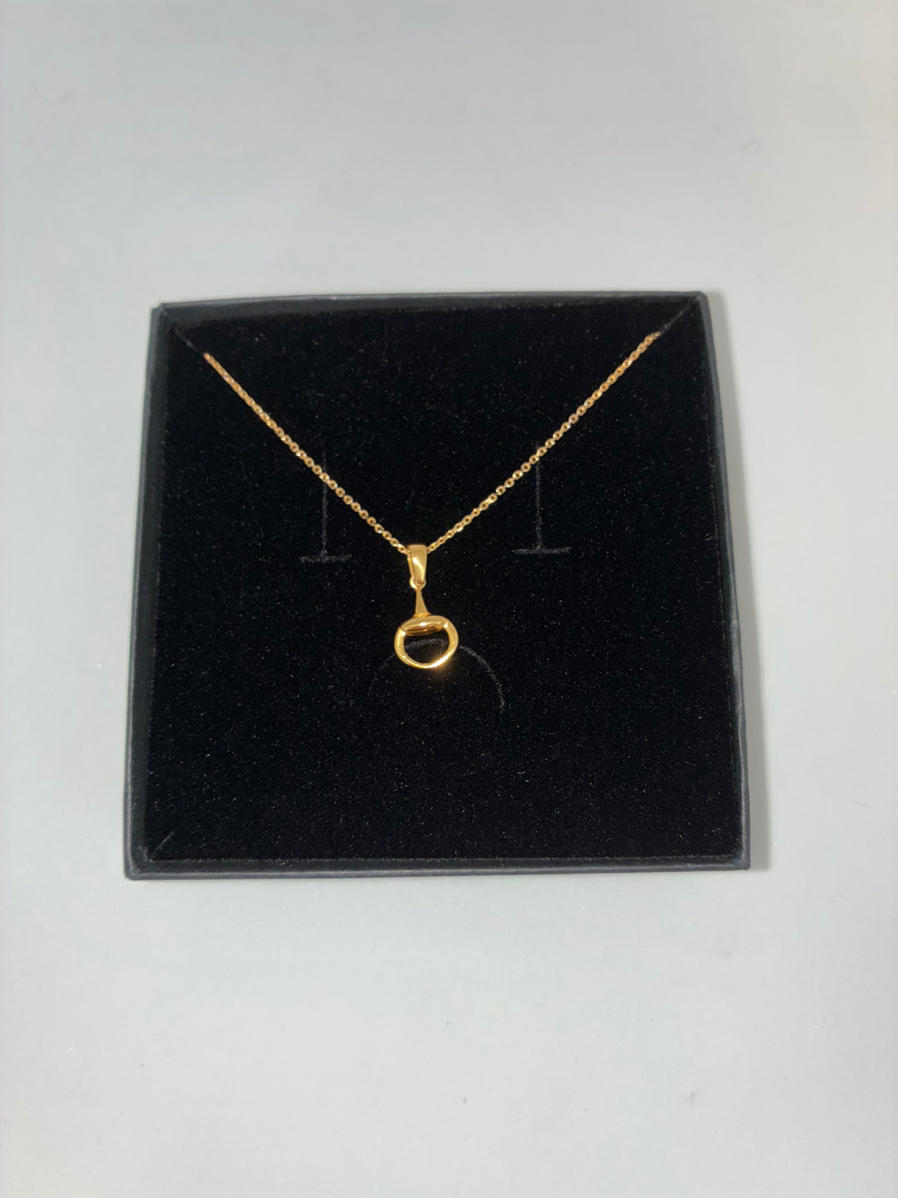 Jo´s Stering Silver Small Snaffle Bit Necklace