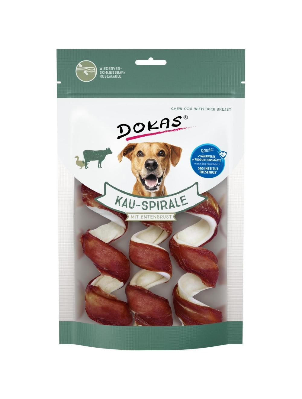 Dokas Tyggespiral m. andebryst