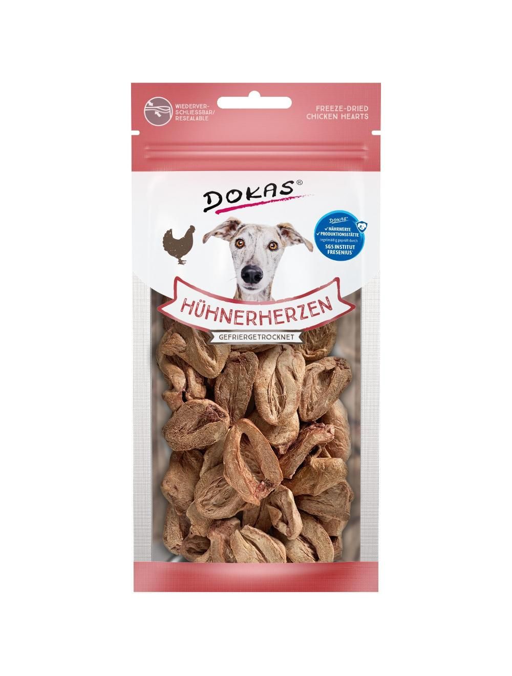 Dokas Frysetørrede kyllingehjerter