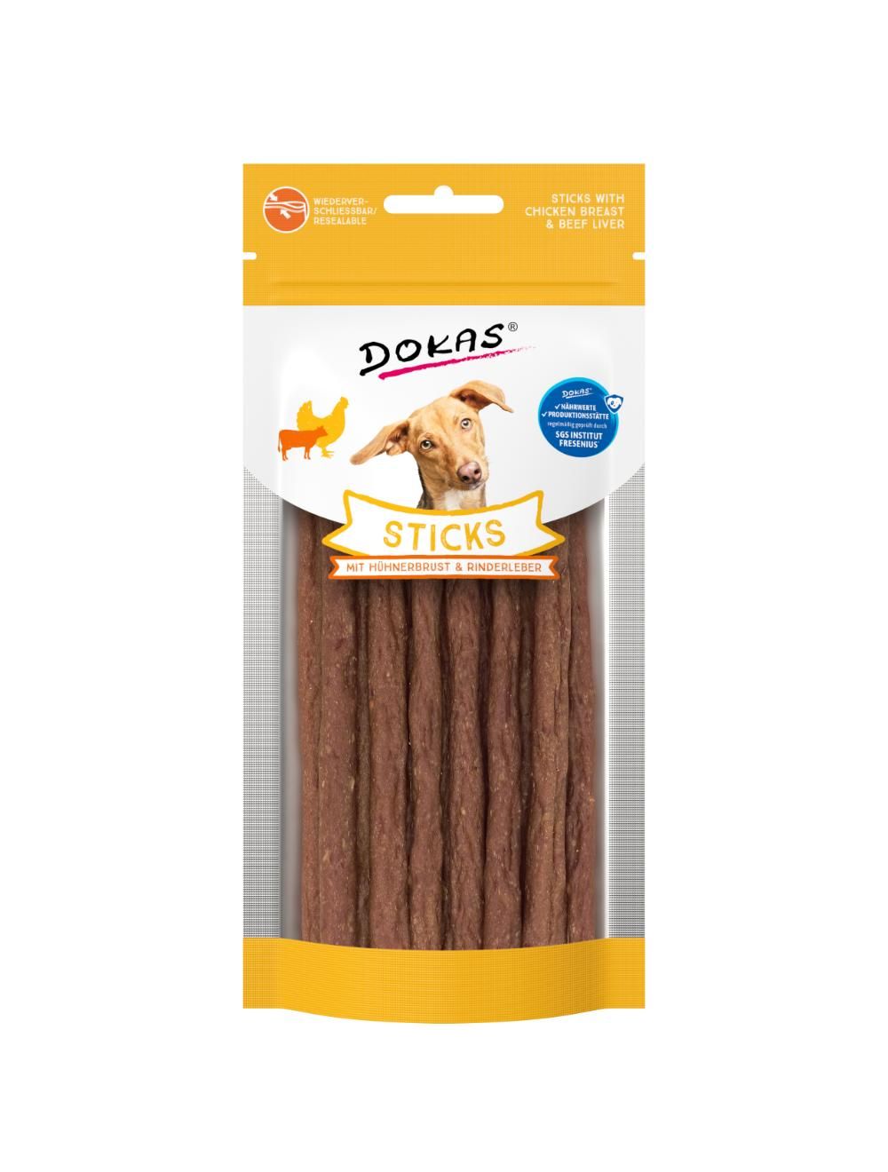 Dokas Sticks m. Kylling og okselever